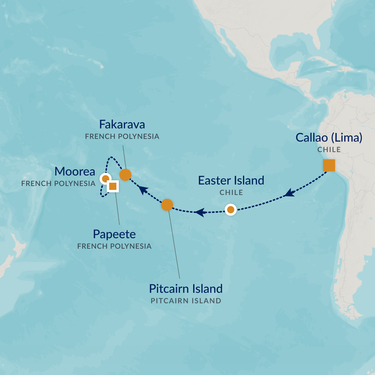 cruise map